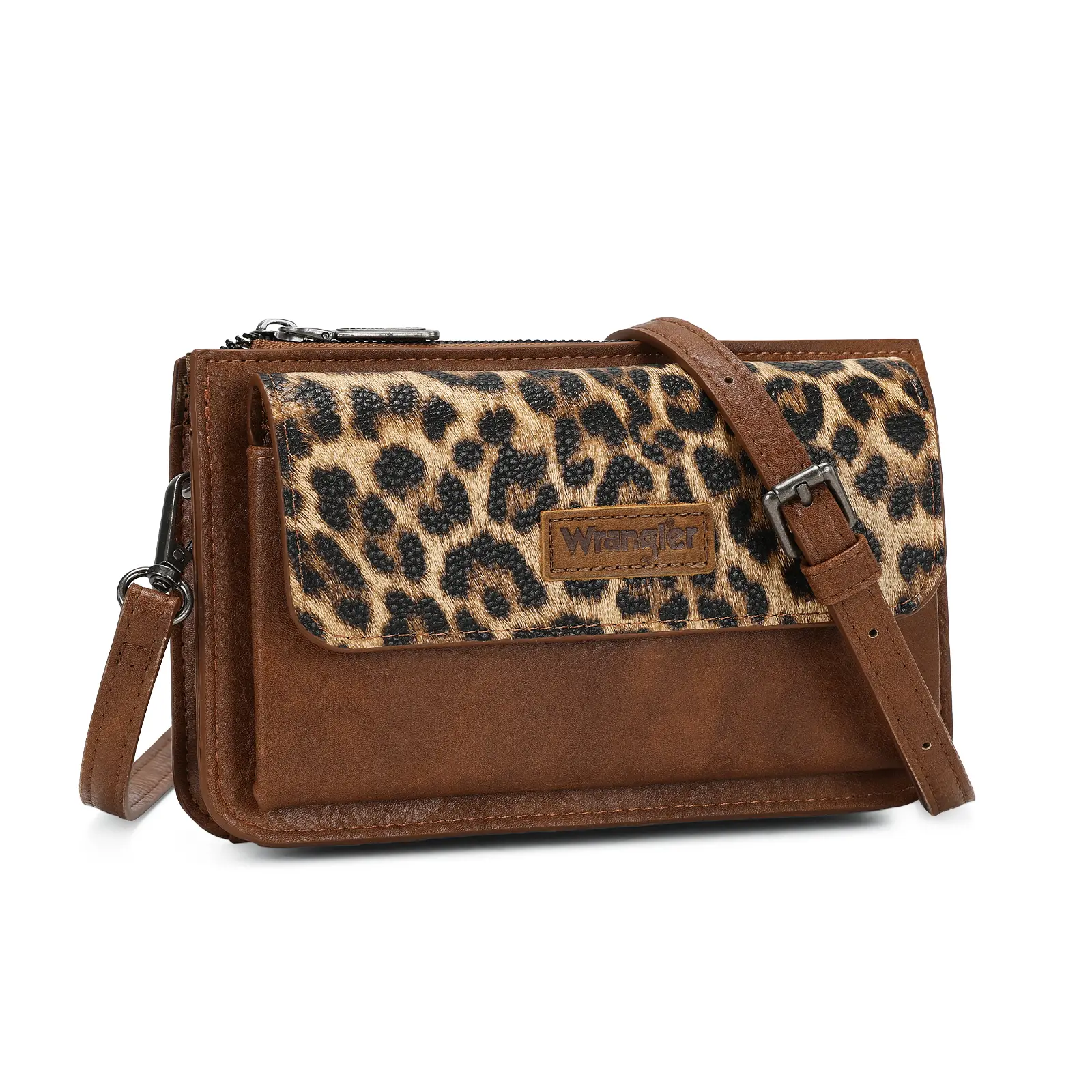 Wrangler Crossbody Wallet Purse with Phone Pocket and Adjustable Strap Wrangler Crossbody Wallet Purse with Phone Pocket and Adjustable Strap