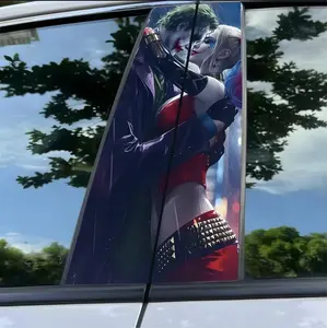 Personalized Car Stickers 2 pcs Auto Car Door Trim Waterproof Long Lasting Vinyl Decor Unique Fun