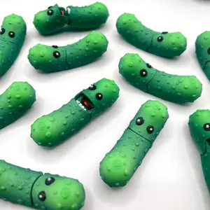 Tickles the Pickle 3D Printed Articulating Pickle - Tickle Pickle Fidget Toy - Tickle Pickles - Articulating Pickle - Pickle Fidget
