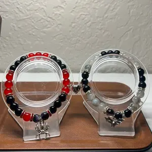 Bat and Spider friendship/couples bracelet