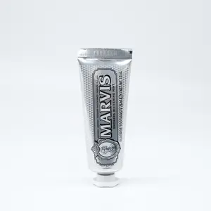 Marvis Smokers Whitening Mint Toothpaste 25ml 0.9oz Daily Brightening Oral Care for Stain Removal & Fresh Breath