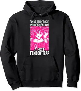 Anime Femboy Trap - Cute Femboy Outfit Hot Femboy Pullover Hoodie - Nallelycor Shop 22B0BJ7JB3WP