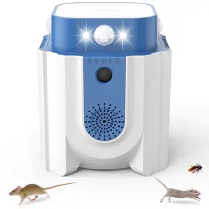 Endbug Ultrasonic Mouse Mice Repeller Indoor 2024 Upgraded Rodent Repellent Indoor with PIR Motion Sensor Strobes & Frequency Conversion Ultrasound Pest Repeller for House Attic Garage Basement