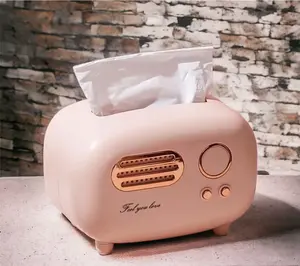 Decorative Retro Radio Design Tissue Cover Box - Shop Now!