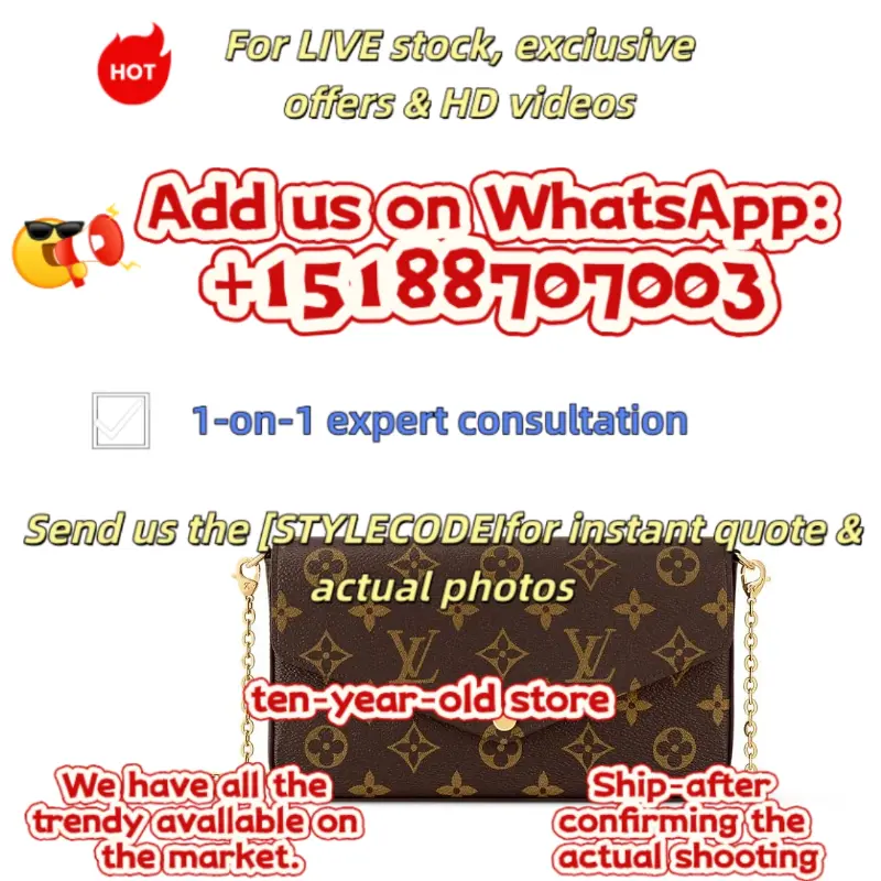 ‮ nottiuV siuoL  ‬    Felicie Pochette Monogram Bag | Luxury 3-in-1 Chain Wallet Crossbody