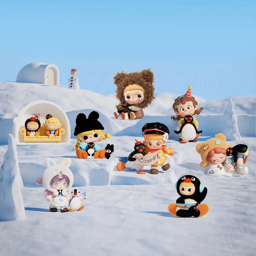 Pingu 45th Anniversary Heartwarming Encounter Series Figure Blind Box