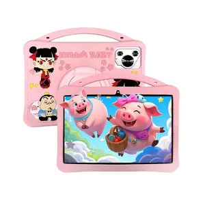 10.1 Inch Android Tablet, Portable Tablet with Silicone Protective Case, Educational & Entertainment Tablet