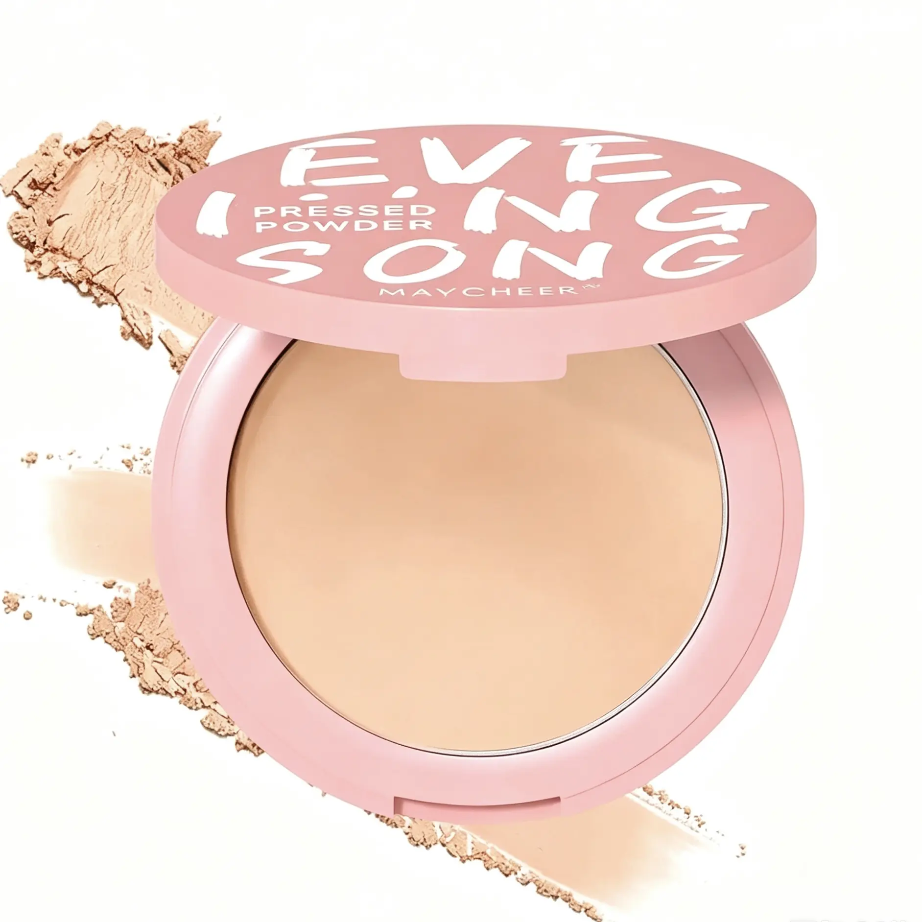MAYCHEER KAREEN Face Setting Powder, Waterproof & Long-Lasting Matte Finishing Powder with Oil Control, Blurs Pores and Fine Lines for All Skin Types, Beauty Powder
