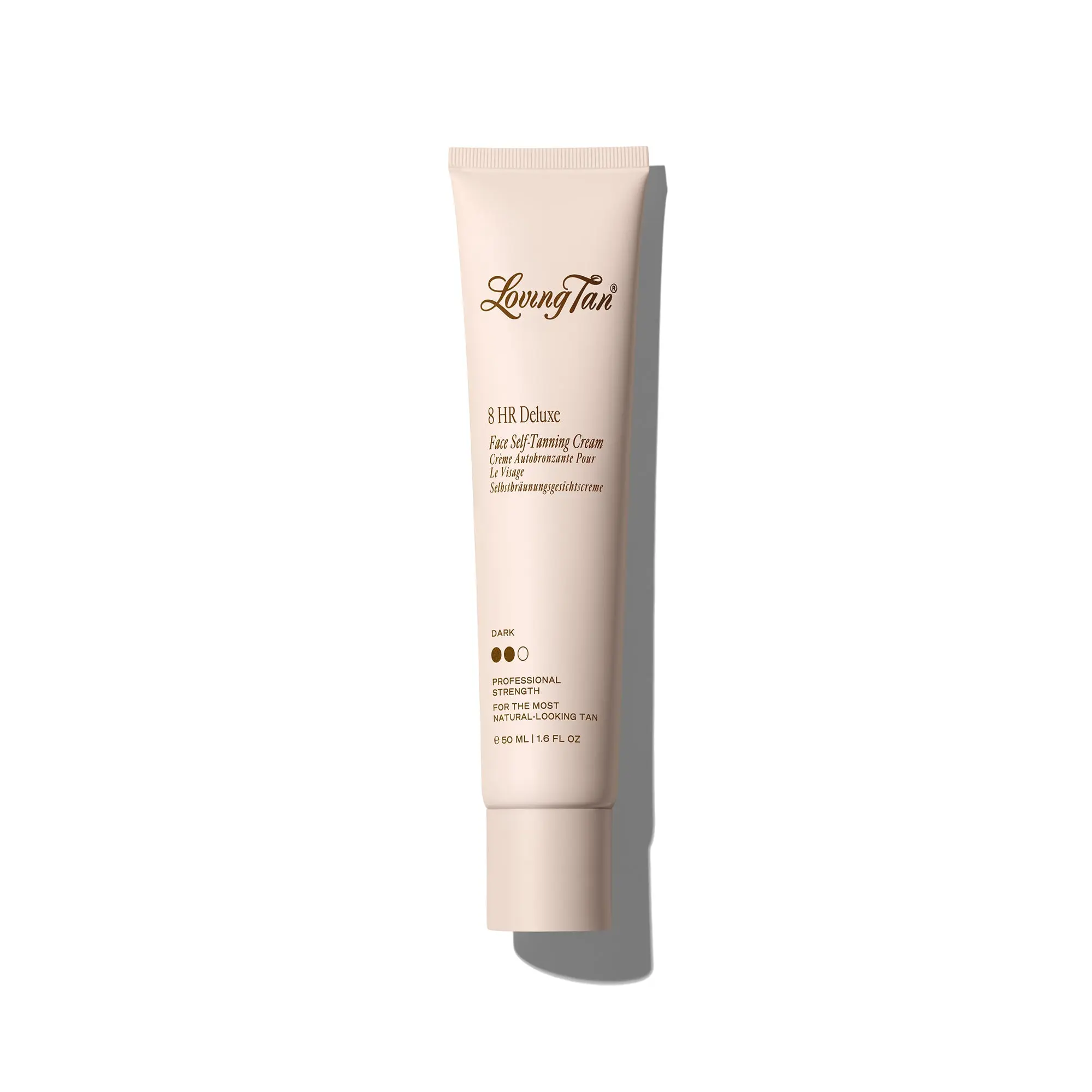 8 HR Deluxe Face Self-Tanning Cream Dark - Lightweight Face Care