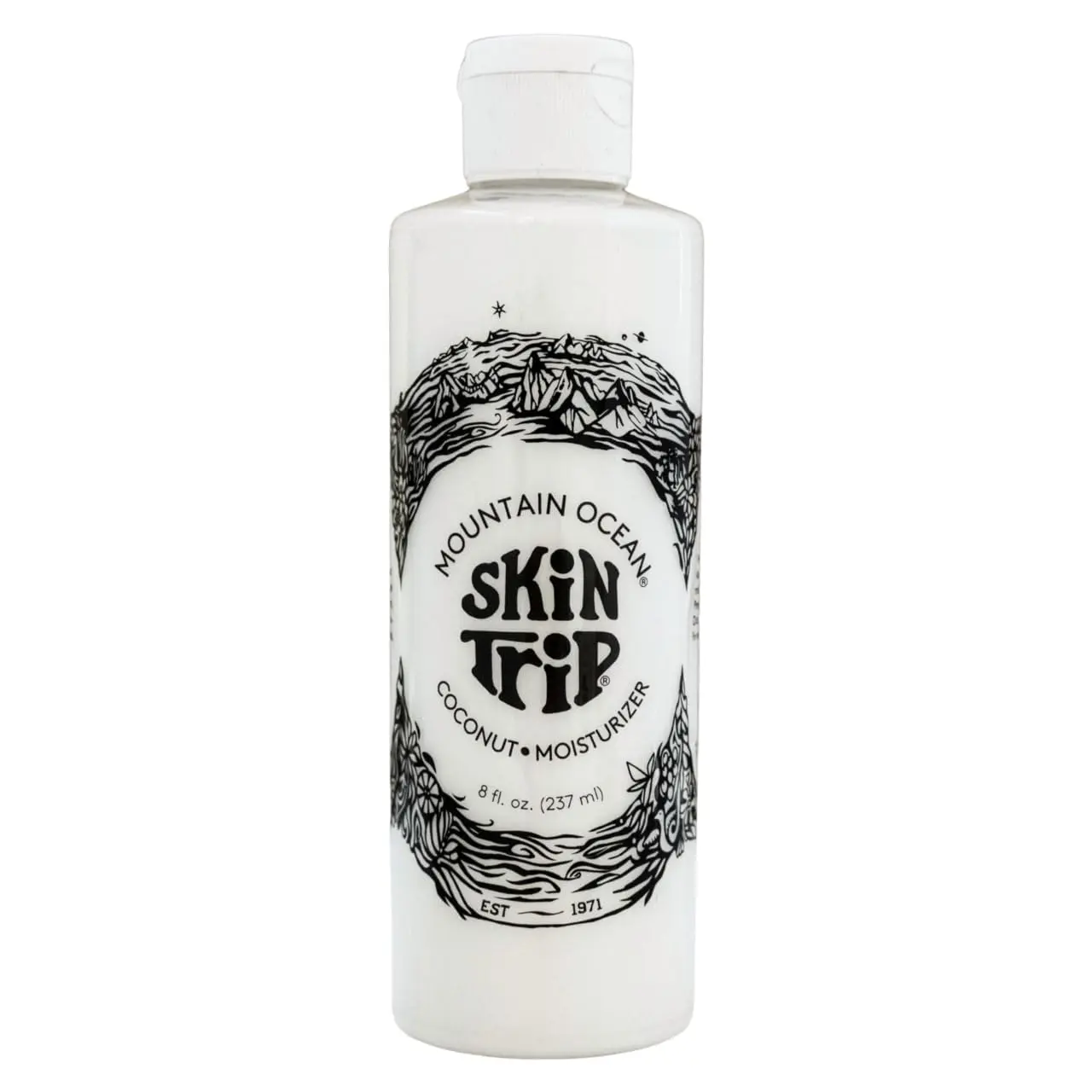 Mountain Ocean The Original Skin Trip Coconut Body Lotion, 8 Oz, Lightweight, Fast Absorbing Moisturizer, with Coconut Oil, Aloe Vera, & Lanolin (New Look, Same Formula)