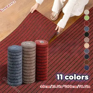 1 Roll 5mm Thick Self-Adhesive Foam Floor Mat, Reusable Non-Slip Kitchen Rug & Cat Scratcher Pad, 118.11"x15.75"