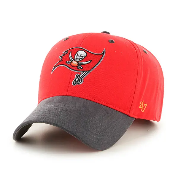 Men's Tampa Bay Buccaneers '47 Adjustable Red Two-Tone Fundamental MVP Hat