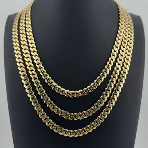 Cadenas Monaco 18" 7mm Gold-Toned Chain Necklace as Shown