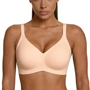 Wireless Women Comfortable Push Up Bras Wireless Seamless Full Coverage Bra Buttery Soft Everyday Tshirt Bra