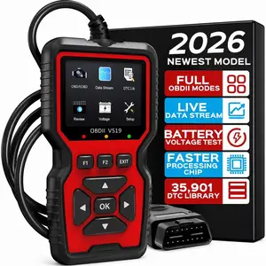 2026 New Powerful OBD2 Scanner Diagnostic Tool - Engine Code Reader, Full OBD2 Features, Reset, Modes 6&8, Suited for DIY Car Owners & Mechanics Voltage Tes