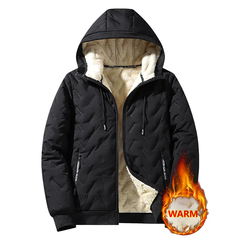 Men's Autumn Winter New Thick Jacket, Ultrasonic Thickened Coat, Suitable for Commuting, Outdoor Activities, Fitness, Sports Wear, A Must-Have Thick Jacket for Autumn Winter, Available in Various Colors! Thickened Men's Top Jacket