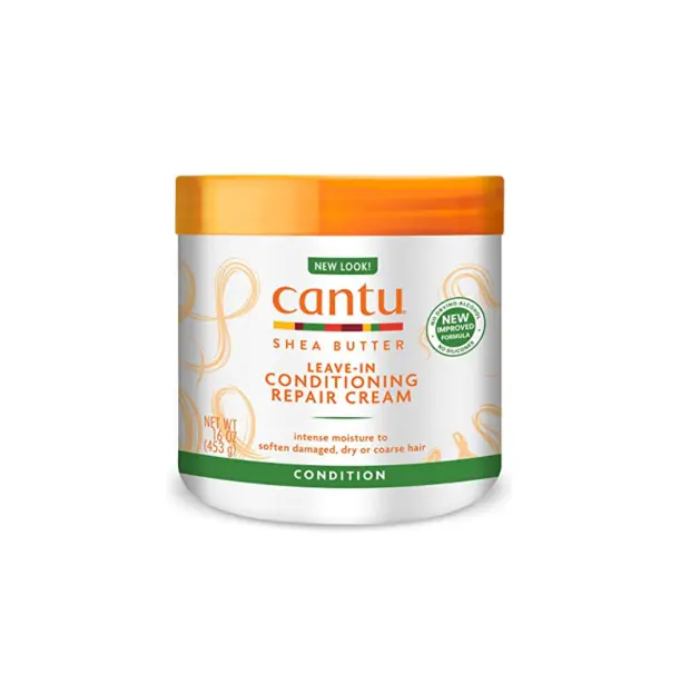 Cantu Shea Butter Leave In Conditioning Repair Cream – Deep Moisturizing Hair Treatment for Dry & Damaged Hair, Frizz Control & Shine