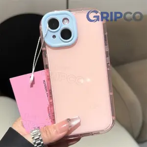 Luxury Candy Hit Color Camera Protection Case for iPhone 16 15 14 13 12 11 Pro Max Plus Soft Silicone Shockproof Cover(for iPhone 12 Pro/TJ Pink)