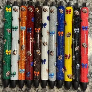 Football Glitter Pens/ Epoxy Gel Pens/ Glitter Pens