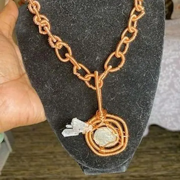 1936 BUFFALO NICKEL COPPER HANDMADE NECKLACE WITH PENDANT