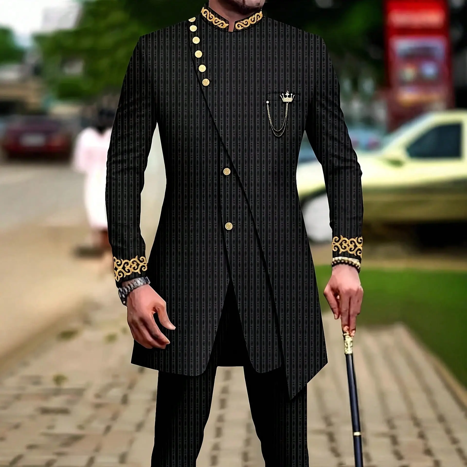 Men's Casual Suit Set - Menswear for Daily Occasions