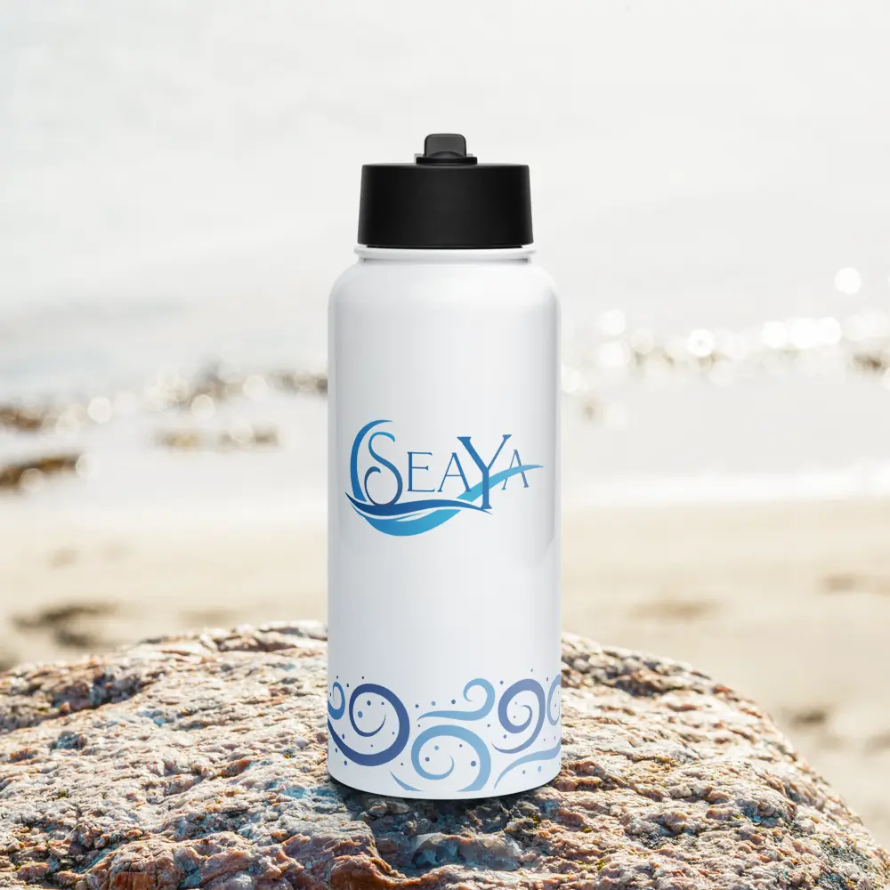 32oz Stainless Steel Vacuum Insulated Water Bottle | Leak Proof Sports Water Bottle for Travel, Gym,