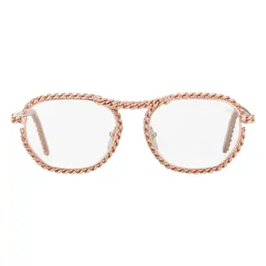 Detroit Player Full Cuban 24KT "Rose Gold / Clear" FCDP2 0002 22A6