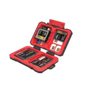 Lp-E8 SD Card Holder Microsd Case Waterproof Multifunctional Storage Box Organizer, Portable Storage, Eco-Friendly Abs Material, Shock Resistant, Durable Design