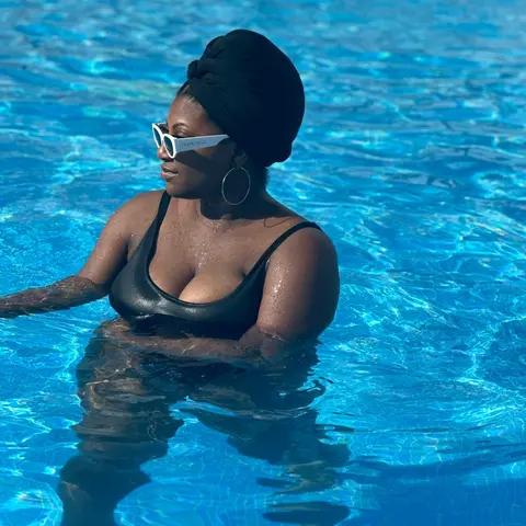 Unisex Quick-Dry Water-Resistant Swim Turban, Sports & Outdoor Swimming Cap Accessory