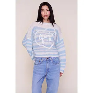Guizio Mohair-Blend Heart Sweater