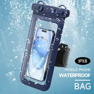New Arm Belt Mobile Phone Waterproof Bag Touch Screen Mobile Phone Case Sports Arm Bag Large Capacity Outdoor Waterproof Bag