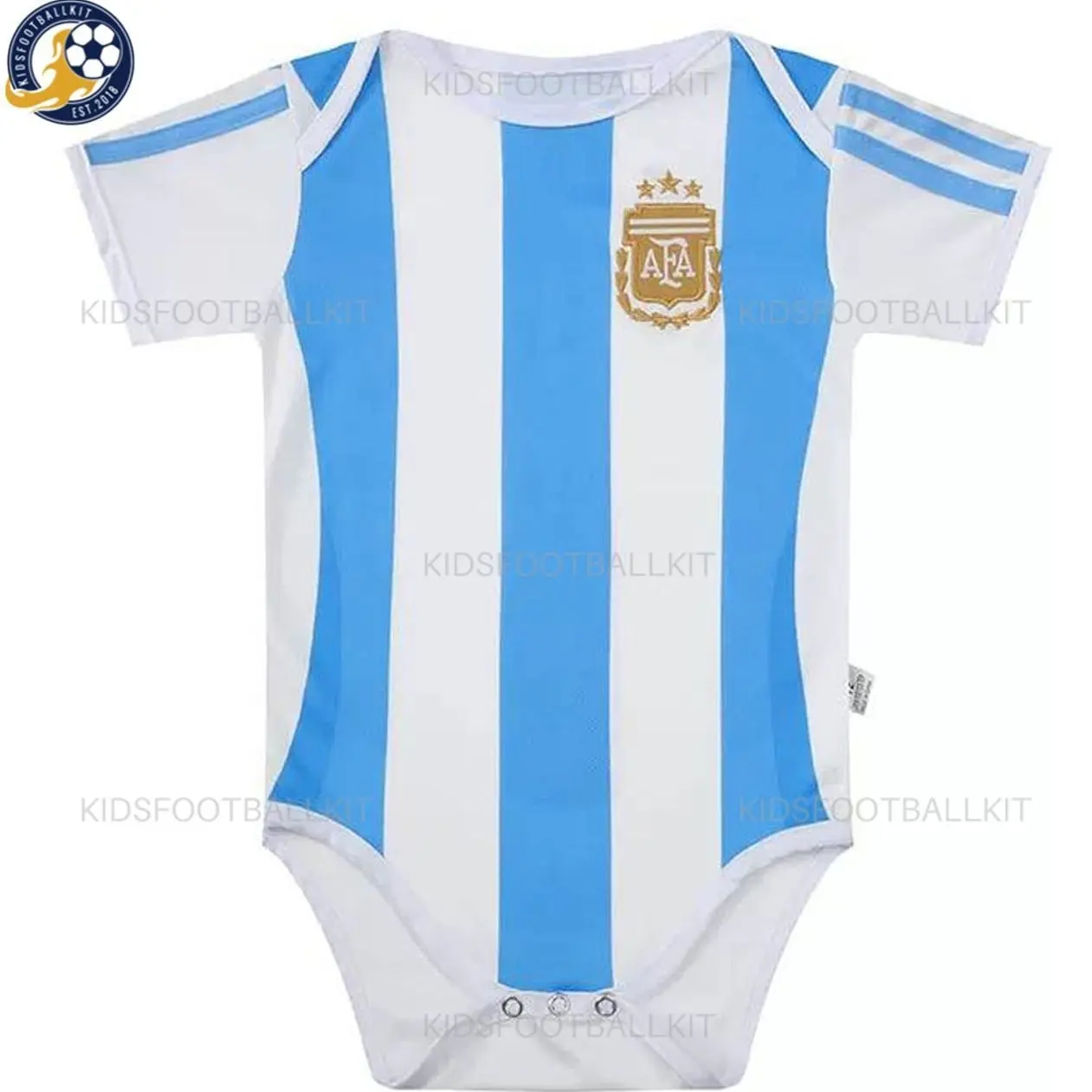 Argentina Baby Soccer Bodysuit, 2024 Home Football Jersey Romper, Infant Fan Outfit, Baby Sports Gift HZW