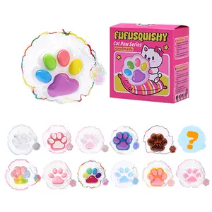 FUFUSQUISHY Cat Paw Squishy Blind Box – Cat Paw Squishy Collectible Toys