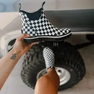 Checkered Ranch Hand Boots