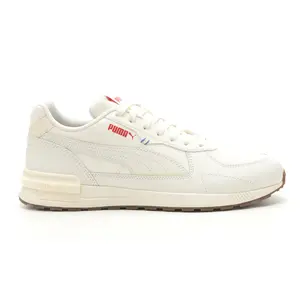 PUMA Mens Graviton Lace Up Sneakers Shoes Casual - Off White