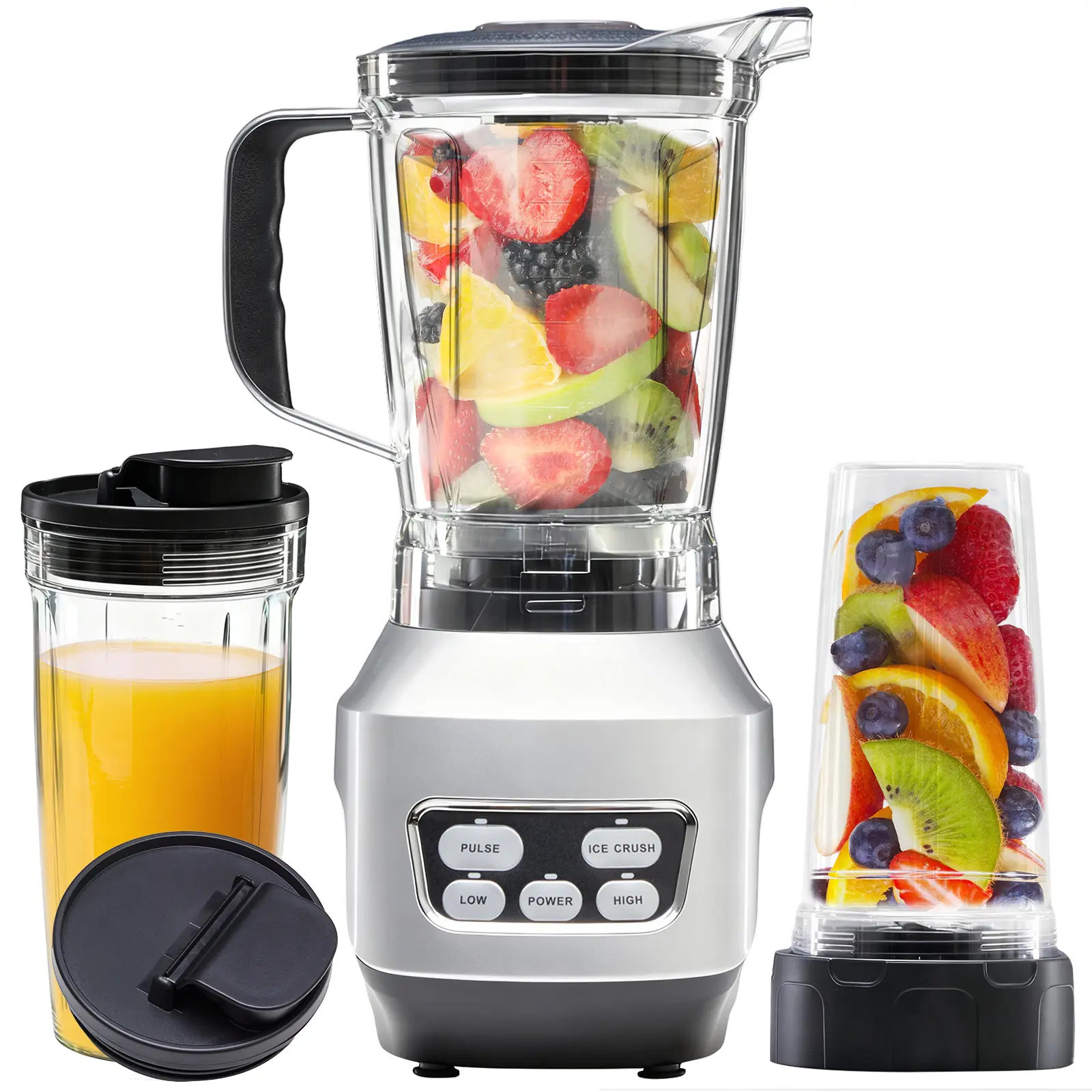 Sweetcrispy Personal Blender & Smoothie Maker Set, BPA-Free Portable Cups Power Blender Combo, Kitchen Appliance for Shakes, Ice Crushing, Personal Smoothie Maker