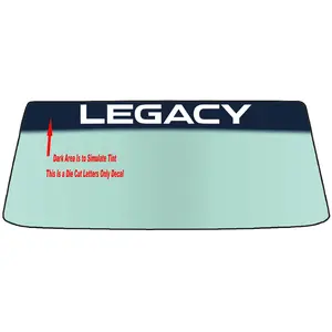 Fits A SUBARU LEGACY Vehicle Custom Windshield Banner Graphic Die Cut Decal - Vinyl Application Tool Included