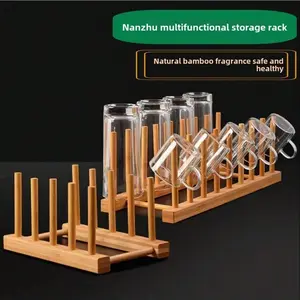 Glass Cup Holder Set, Inverted Drainage Storage, Bowl Dish Rack, Dish Drying Rack, Dish Drying Organiser, Home Dustproof Organizer, Small Multi-Purpose Tool for Kitchen Dining Table