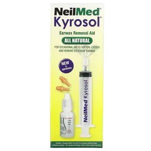 NeilMed Kyrosol Earwax Removal Aid, Alcohol Free, 5 Piece Kit