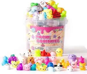 25 Pcs Mochi Squishy Toys in Storage Bucket, Kawaii Animal Squishies for Kids, Cute Mini Stress Relief Toys for Birthday Party Favors, Goodie Bag Fillers, Classroom Prizes, Sensory Fidget Toys Jinhua Youbang Toy Manufacturing Co., Ltd.
