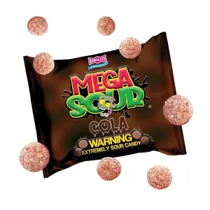 Barnetts Mega Sour Cola Candy 104g – Handmade British Hard Sweets – Extreme Sour Candy Challenge – Retro Party Bag & Gift Hamper Treats
