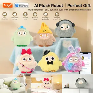 AI Plush Toy with Chatting, Storytelling, and Educational Features Soft Smooth Fur High Collectible Value Powered by OpenAI's Advanced Model Perfect Christmas Gift Kawaii Stuffed Animals Huggable Stuffed Animal weighted stuffed animal