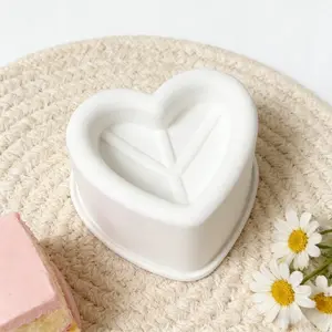 3D Deep Heart Mousse Cake Mold, Aesthetic Love Shape Silicone Tray, Perfect for Valentine's Day, Mother’s Day, Thanksgiving Desserts