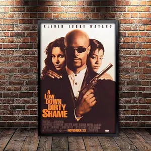 A Low Down Dirty Shame Vintage Movie Poster - Must-Have Decor For Film S! Without Frame
