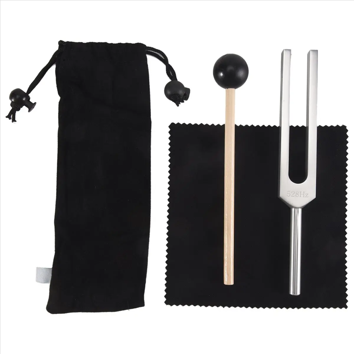 528 Hz Aluminum Alloy Corrosion-Resistant Durable Tuning Fork, Lightweight Tool for Car Body Repair, Automotive Maintenance, Ear-Training & Sight-Singing with Long Resonance