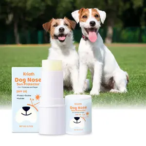 Kriath Pet Dog Nose Protection Balm, Outdoor Sunscreen UV Protection, Shea Butter Vitamin E, Repairs Dry Cracked Skin, Essential Care