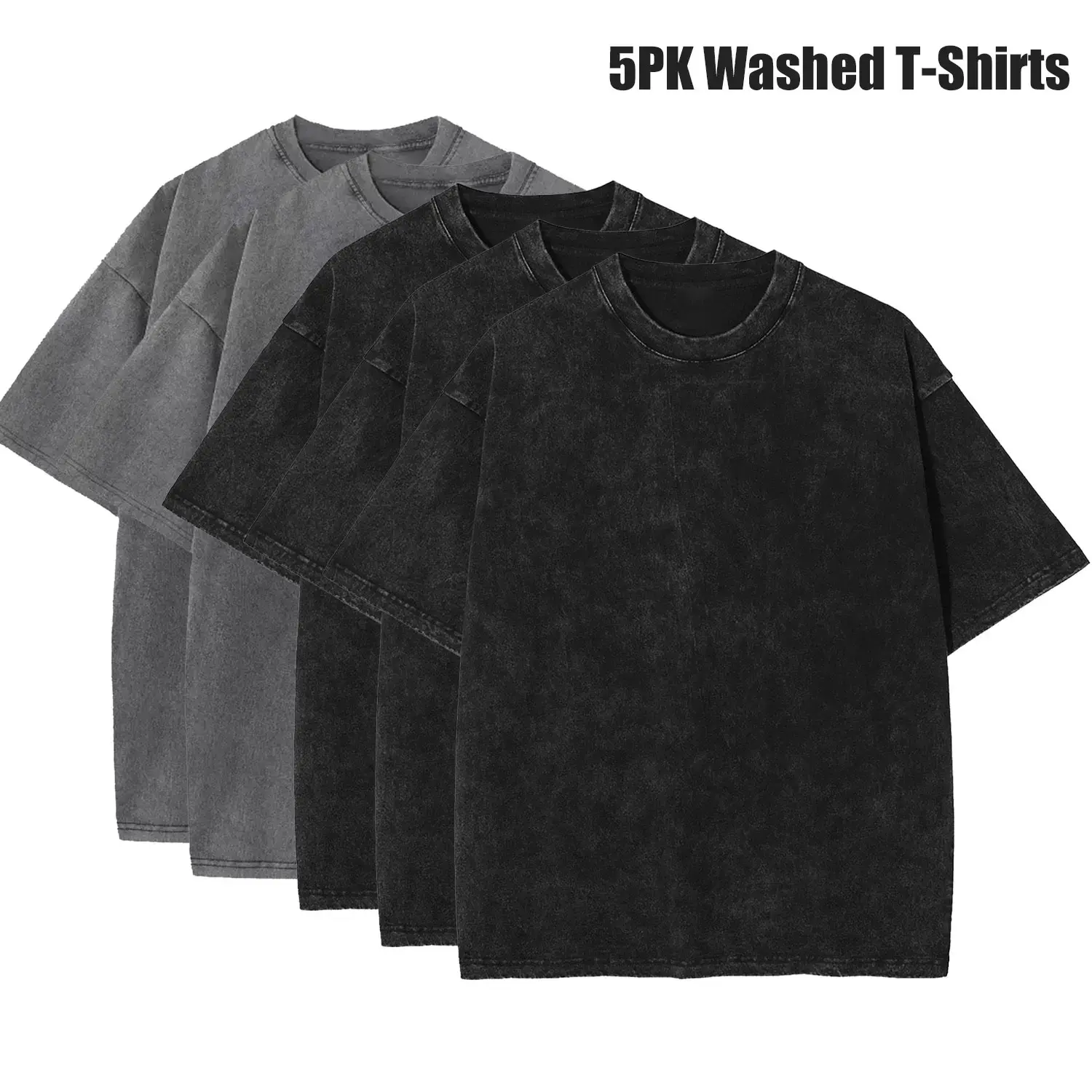 Gray+Gray+Black+Black+Black(5 Pack)