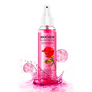 BIOCHEM Rosa Vita Tonic Mist - Refreshing & Hydrating Face Mist with Rose Water and Vitamins B3, B5, B6, B12 and  E - 120 mL / 4.06 Fl. Oz. facial care