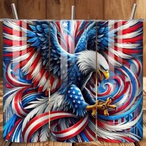 Eagle | 20oz sublimation transfer print out (TRANSFER ONLY, NOT A FINISHED TUMBLER)