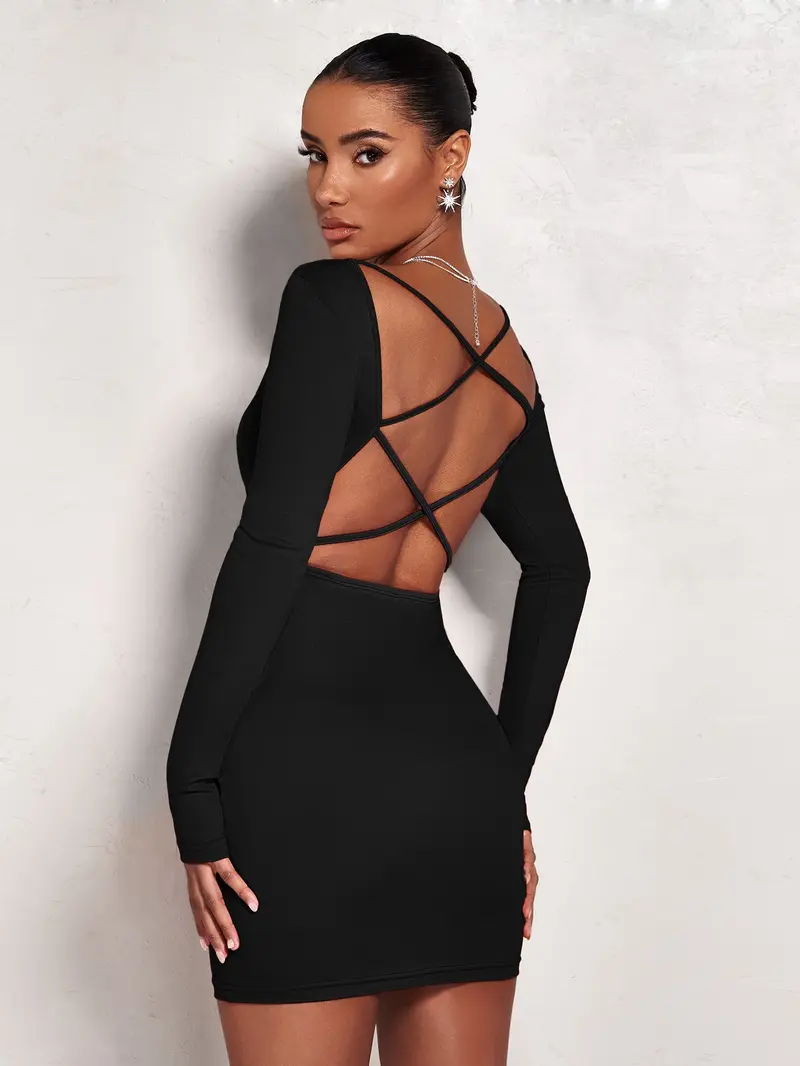 backless dress shein - TikTok Shop backless dress shein - TikTok Shop